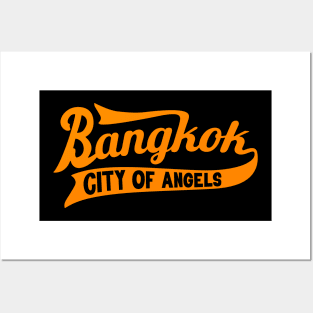 Stylish Bangkok Lettering Posters and Art